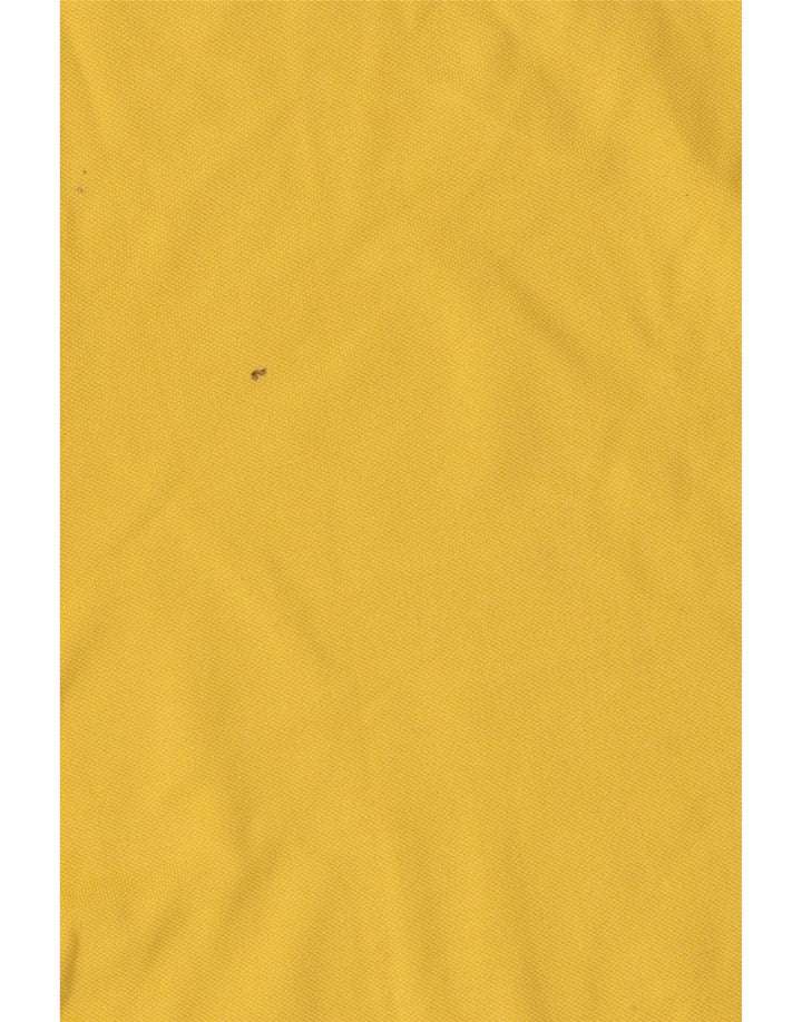 Kappa Mens Polo Shirt 2XL Yellow Cotton