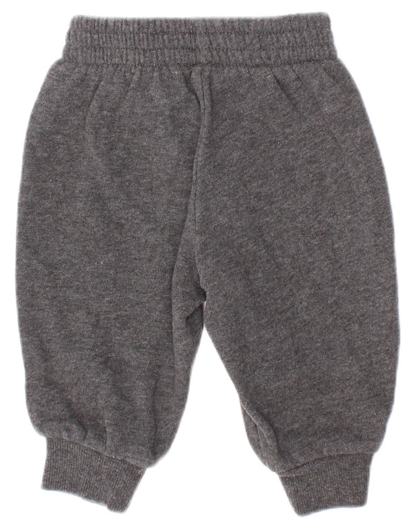 Champion Baby Boys Joggers Tracksuit Trousers 3-6 Months Grey Cotton