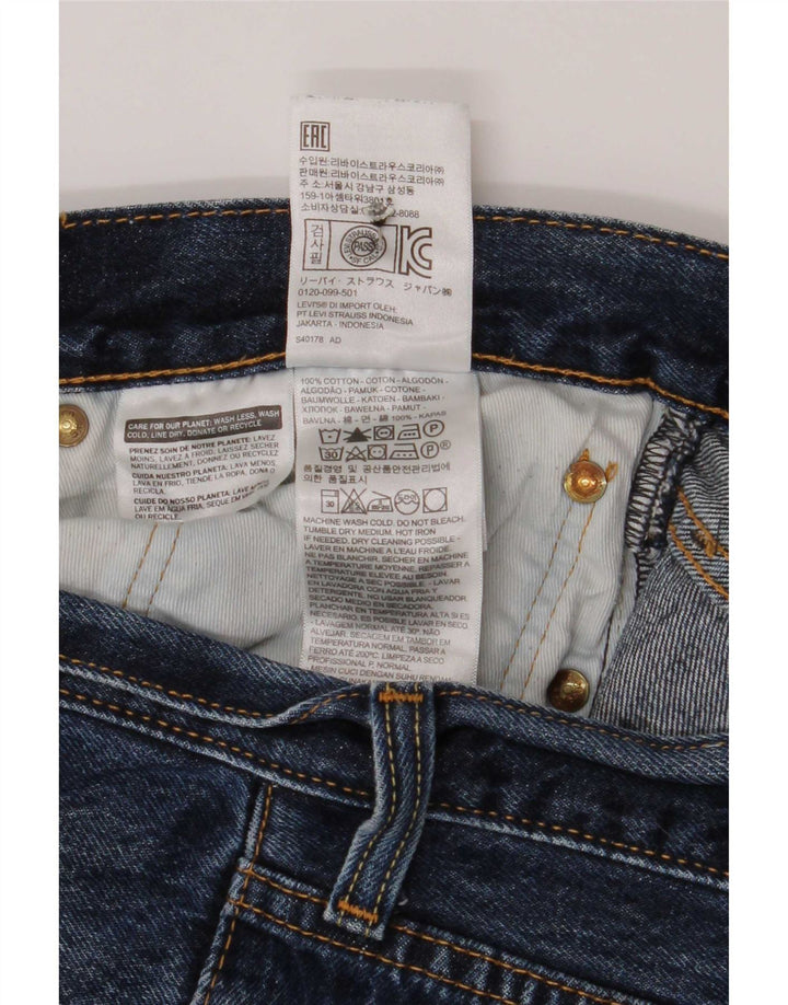Levi's Mens 514 Straight Jeans W38 L30 Blue Cotton