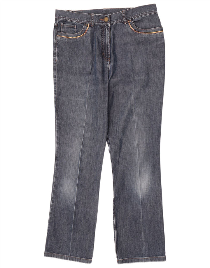 Marks & Spencer Womens Classic Straight Jeans UK 10 Small W28 L27 Blue