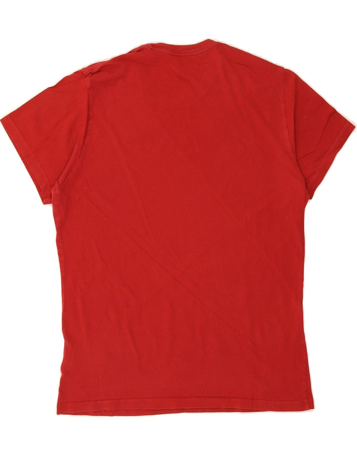PEPE JEANS Mens Regular Graphic T-Shirt Top Large Red Cotton Vintage PEPE Jeans and Second-Hand PEPE Jeans from Messina Hembry 
