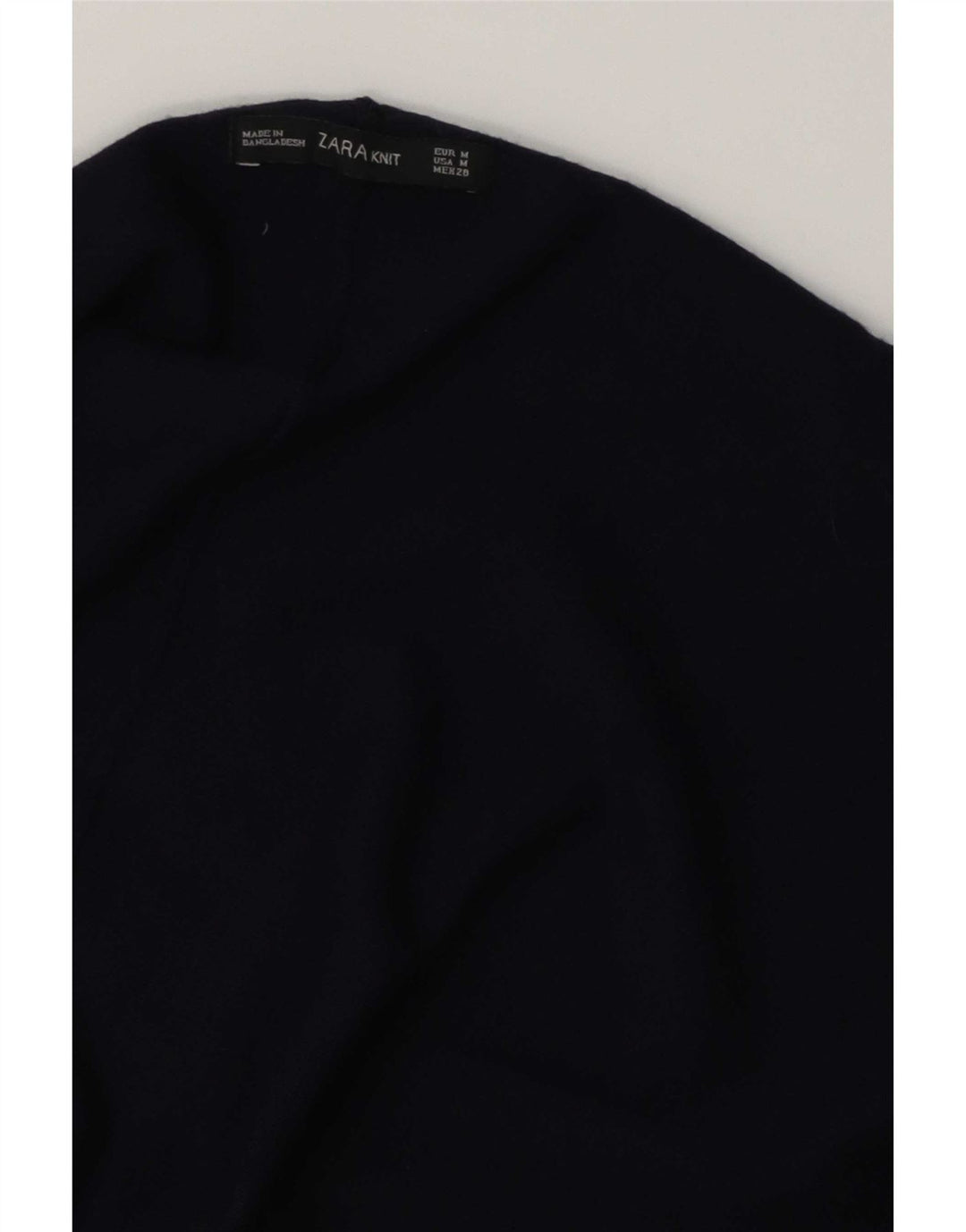 Zara Womens Longline Oversized Cardigan Sweater UK 14 Medium Navy Blue
