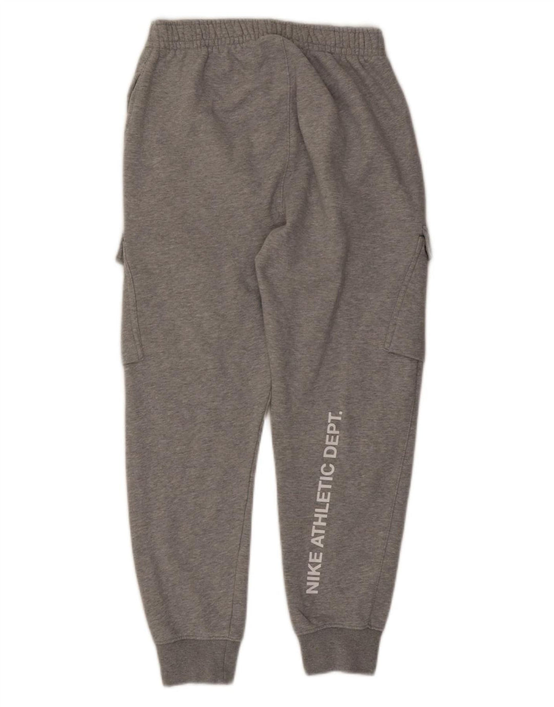 NIKE Mens Cargo Tracksuit Trousers Joggers Small Grey Cotton