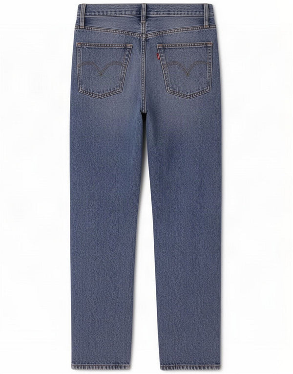 Levi's Womens 501 Straight Jeans W27 L28 Blue Cotton