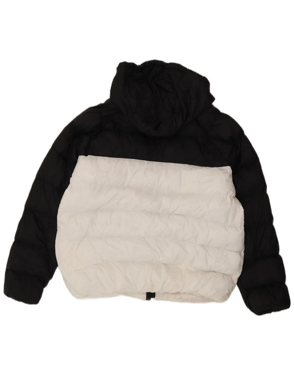 Mountain Warehouse Womens Hooded Padded Jacket UK 18 XL Black Colourblock