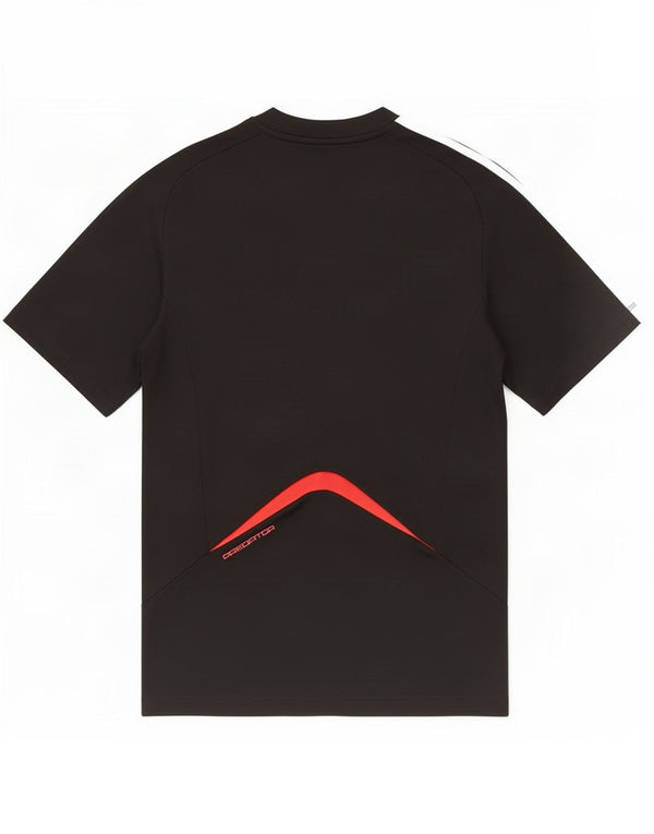 Adidas Mens Climacool T-Shirt Top Small Black Colourblock Polyester
