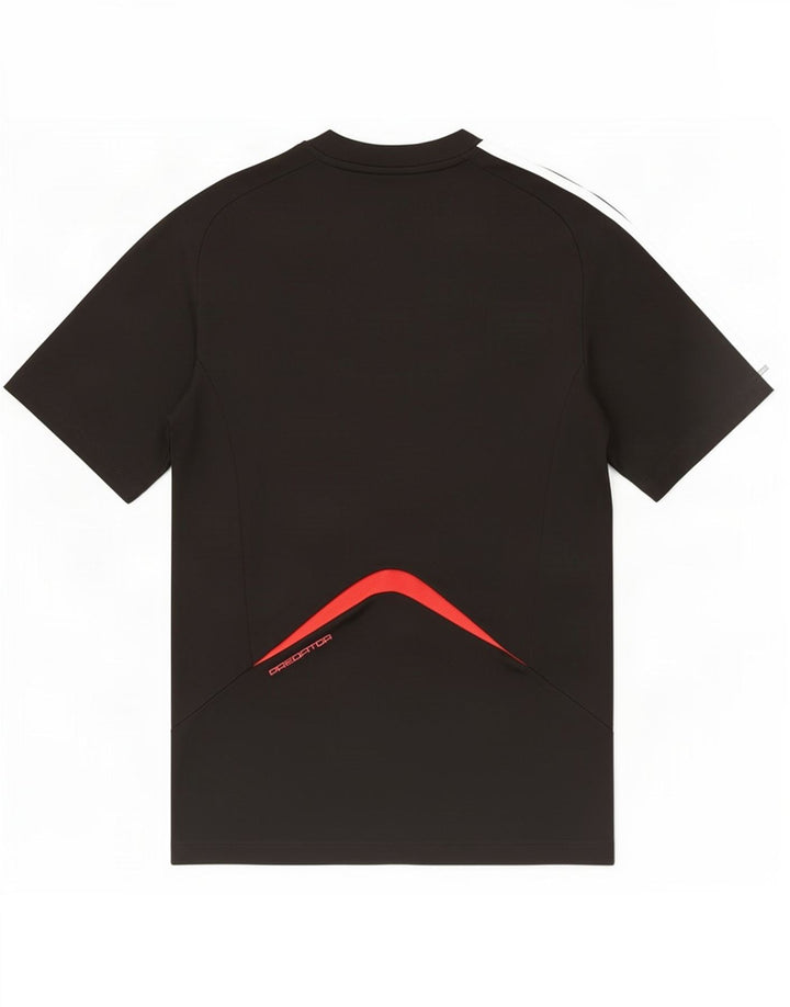 Adidas Mens Climacool T-Shirt Top Small Black Colourblock Polyester