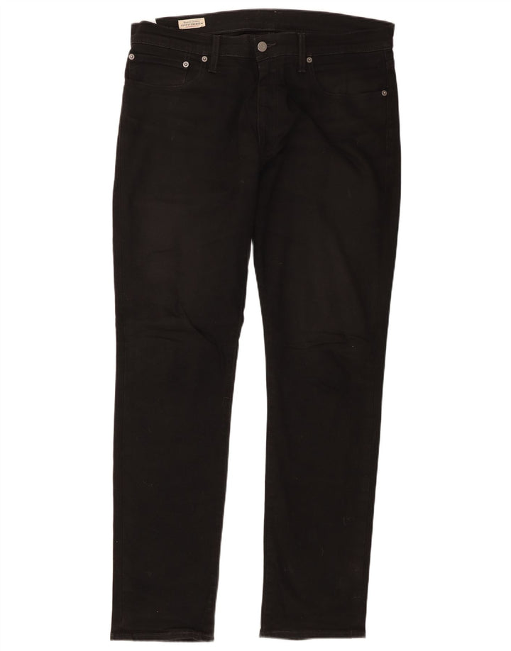 Levi's Mens 511 Slim Jeans W34 L32 Black Cotton
