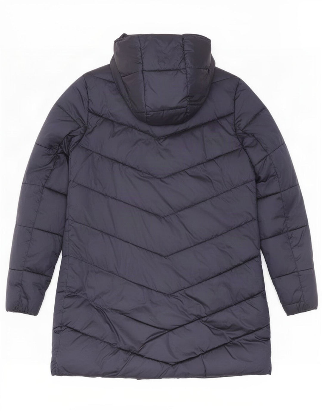 Barbour Womens Hooded Oversized Padded Coat UK 8 Small Navy Blue