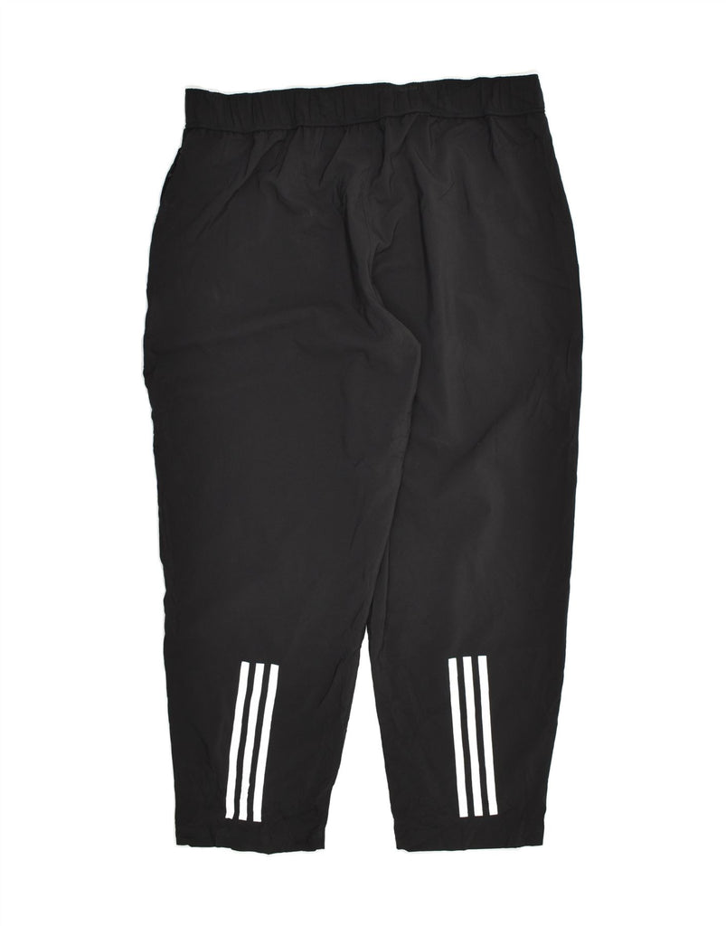 ADIDAS Womens Tracksuit Trousers UK 20- 22 XL Black Polyester | Vintage Adidas | Thrift | Second-Hand Adidas | Used Clothing | Messina Hembry 