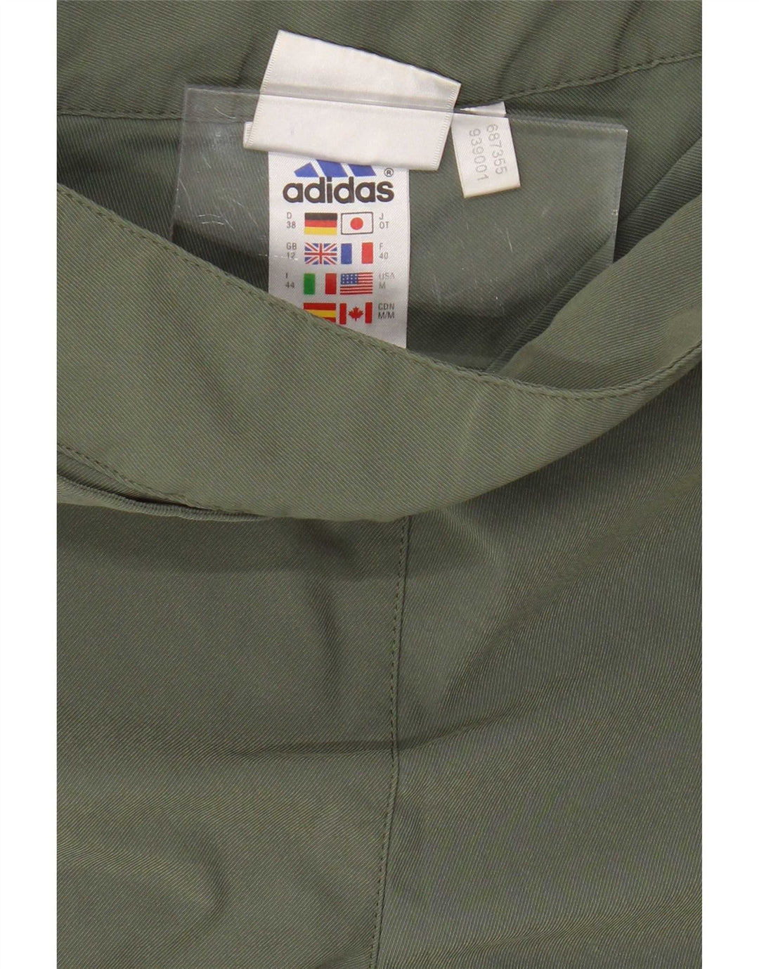 Adidas Womens Bermuda Shorts UK 12 Medium W28 Khaki Polyester
