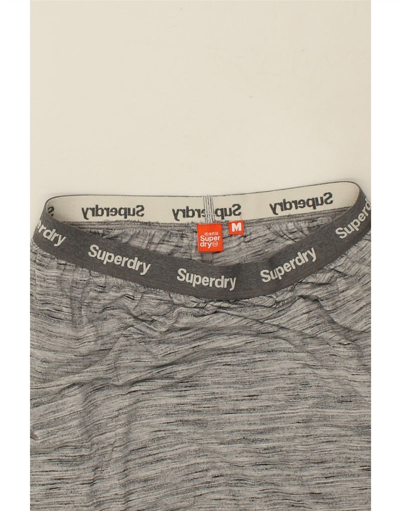 SUPERDRY Womens Graphic Maxi Skirt UK 12 Medium W28 Grey Flecked Polyester | Vintage Superdry | Thrift | Second-Hand Superdry | Used Clothing | Messina Hembry 