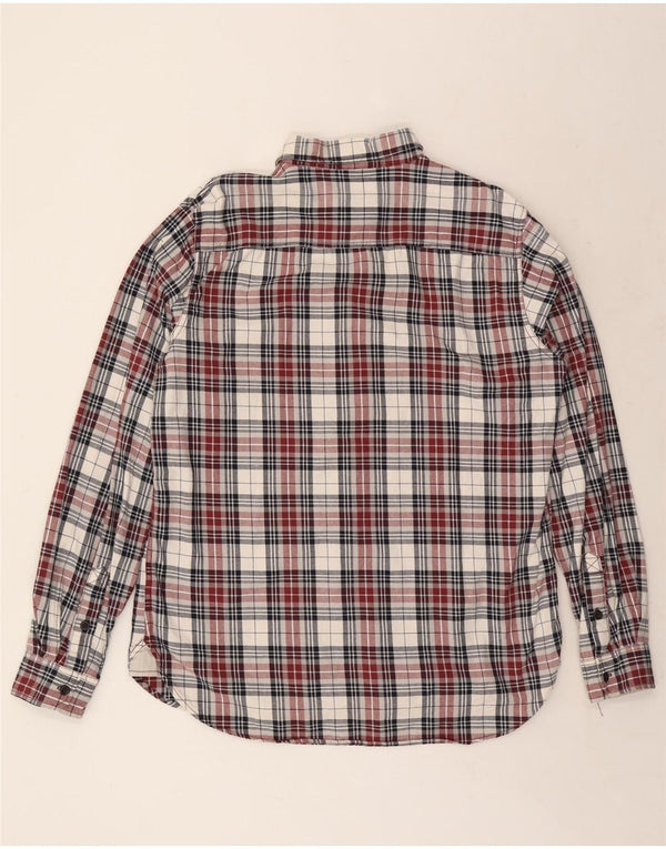 THINK PINK Mens Flannel Shirt 2XL Red Check Cotton