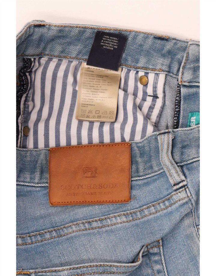 Scotch & Soda Womens Slim Jeans W29 L32 Blue Cotton