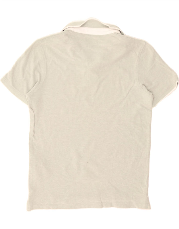 JACK & JONES Mens Polo Shirt Medium Grey Cotton Vintage Jack & Jones and Second-Hand Jack & Jones from Messina Hembry 