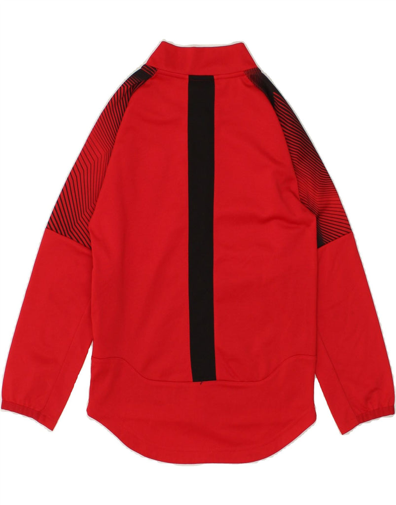 PUMA Boys AC Milan Graphic Tracksuit Top Jacket 7-8 Years Red Striped | Vintage Puma | Thrift | Second-Hand Puma | Used Clothing | Messina Hembry 