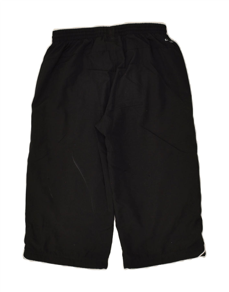 ADIDAS Boys Bermuda Sport Shorts 11-12 Years Black Polyester | Vintage Adidas | Thrift | Second-Hand Adidas | Used Clothing | Messina Hembry 