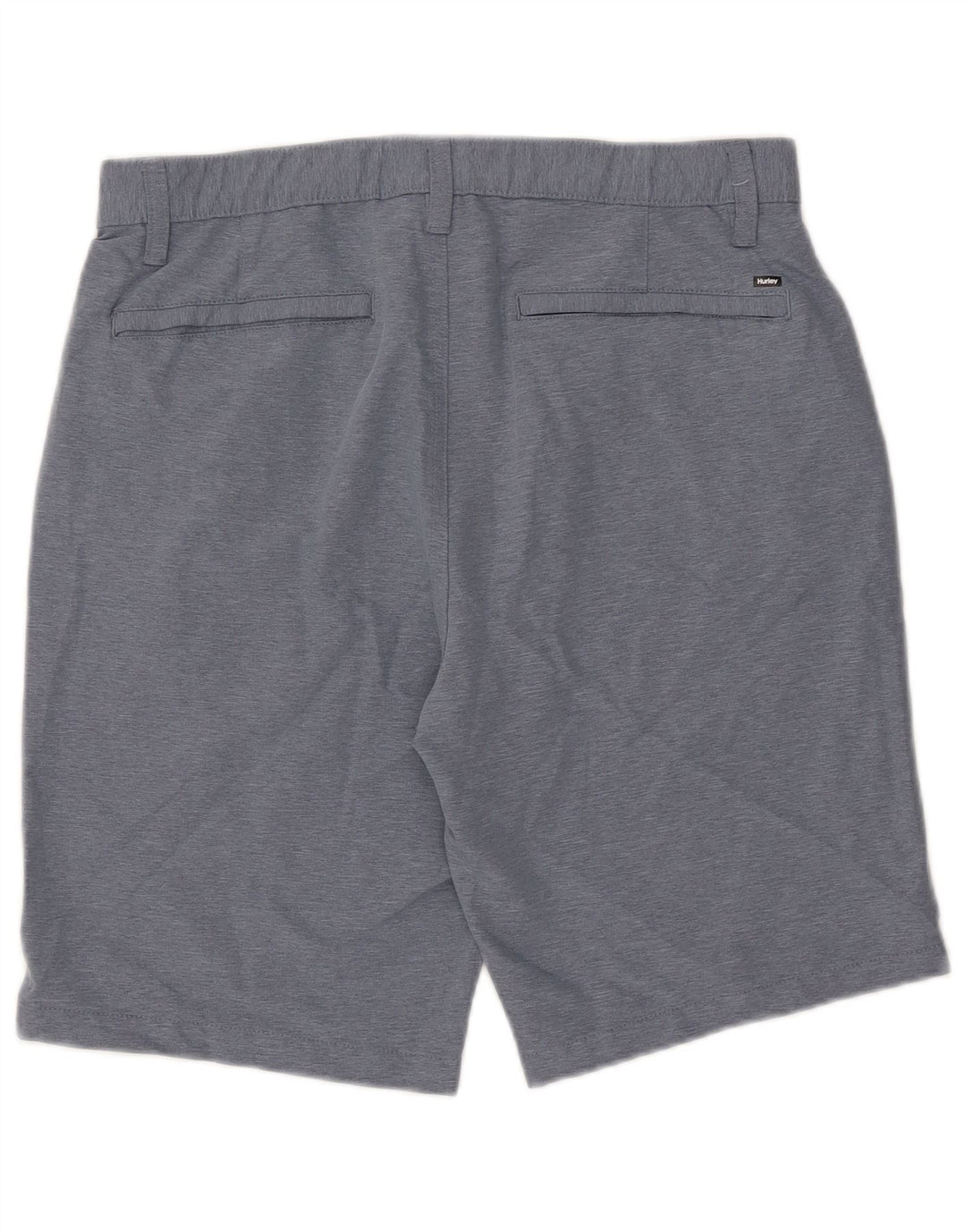 Hurley Mens Chino Shorts W32 Medium Blue Polyester