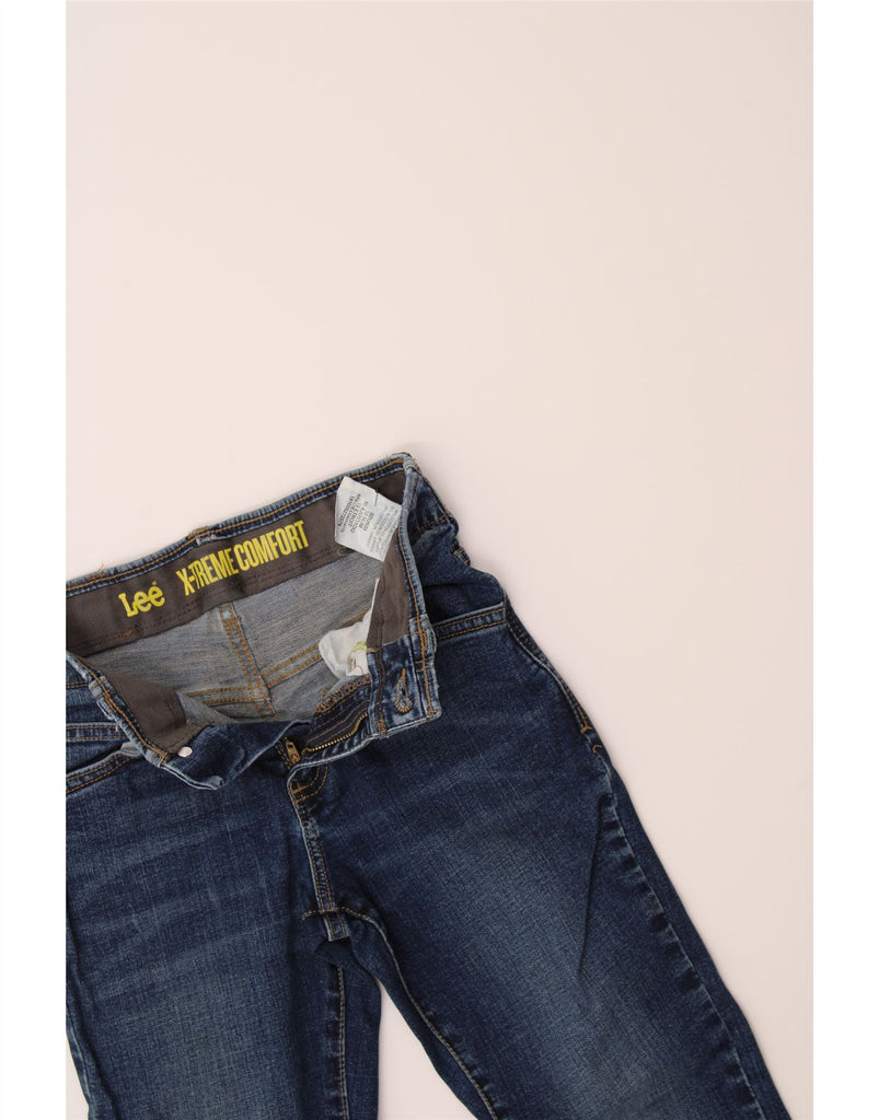 LEE Boys Straight Jeans 9-10 Years W24 L24 Navy Blue Cotton Vintage Lee and Second-Hand Lee from Messina Hembry 