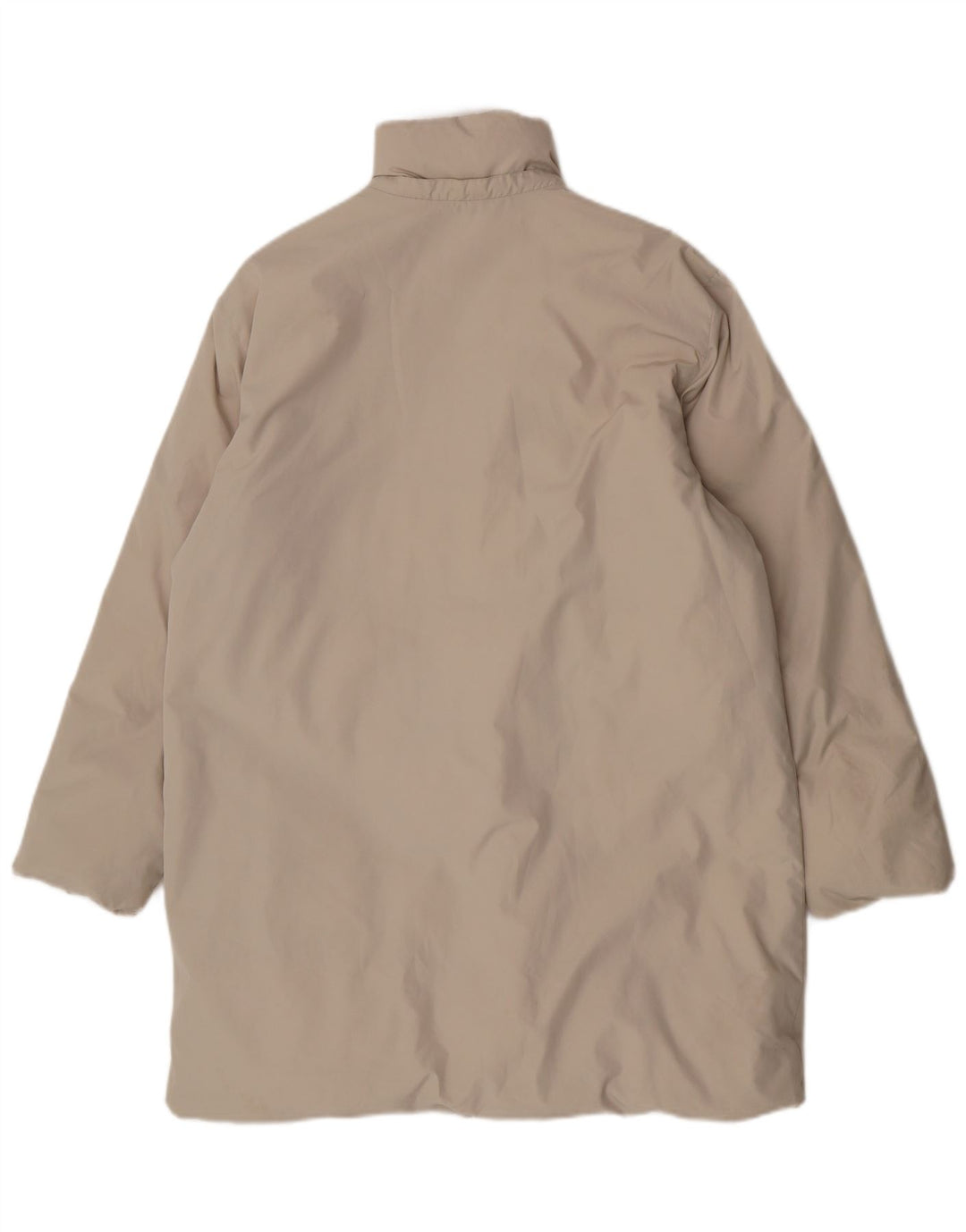 Sergio Tacchini Womens Padded Coat IT 46 Large Beige Polyester