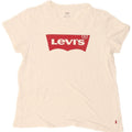 Levi's Womens Graphic T-Shirt Top UK 14 Medium White