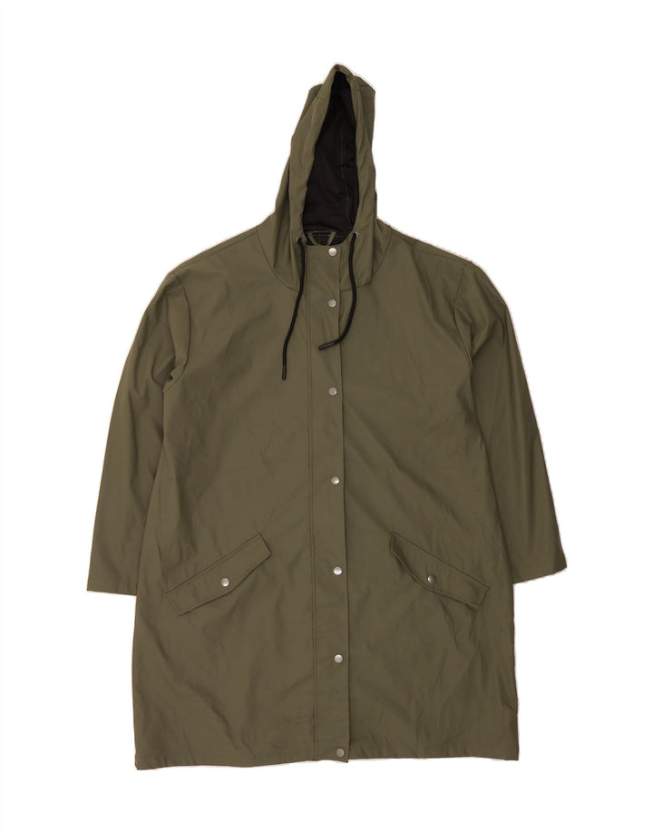 GINA BENOTTI Womens Hooded Overcoat EU 46 XL Green Polyester Vintage Gina Benotti and Second-Hand Gina Benotti from Messina Hembry 