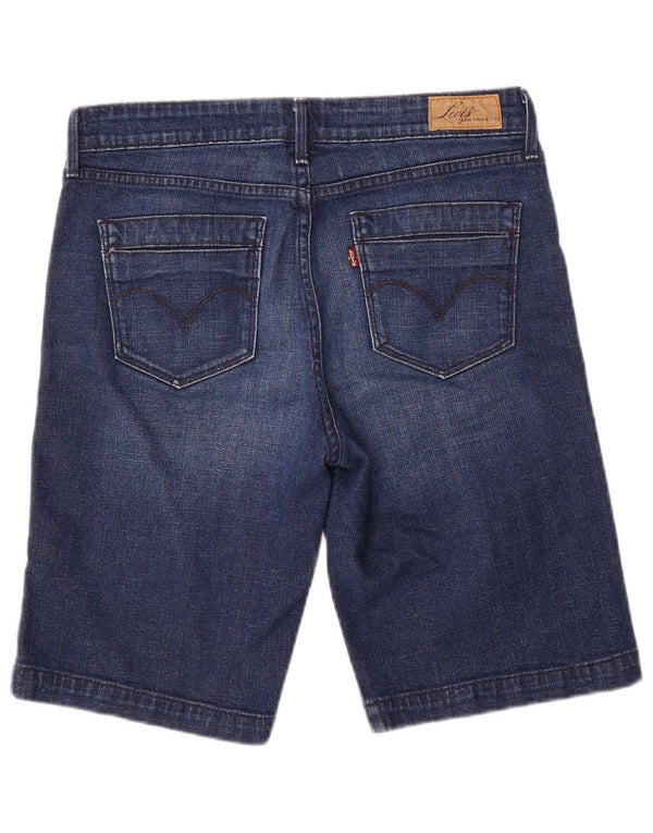 Levi's Womens Demi Curve Classic Fit Denim Shorts US 8 Medium W28 Blue