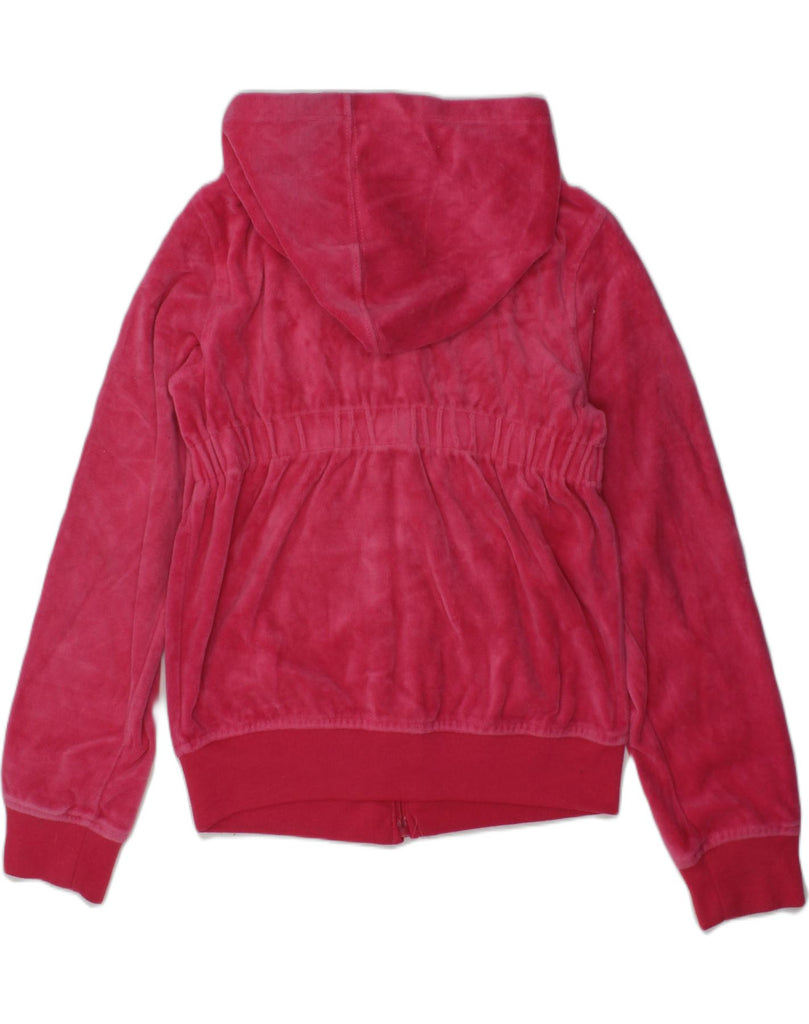 PUMA Girls Graphic Zip Hoodie Sweater 3-4 Years Medium Red Cotton | Vintage Puma | Thrift | Second-Hand Puma | Used Clothing | Messina Hembry 