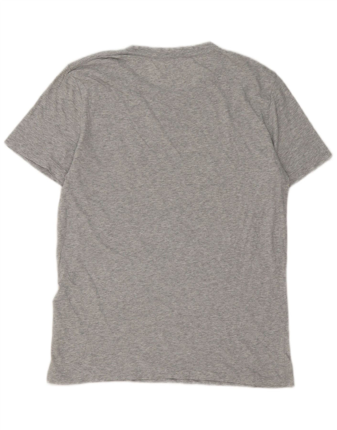 All Saints Mens T-Shirt Top Medium Grey Flecked Cotton