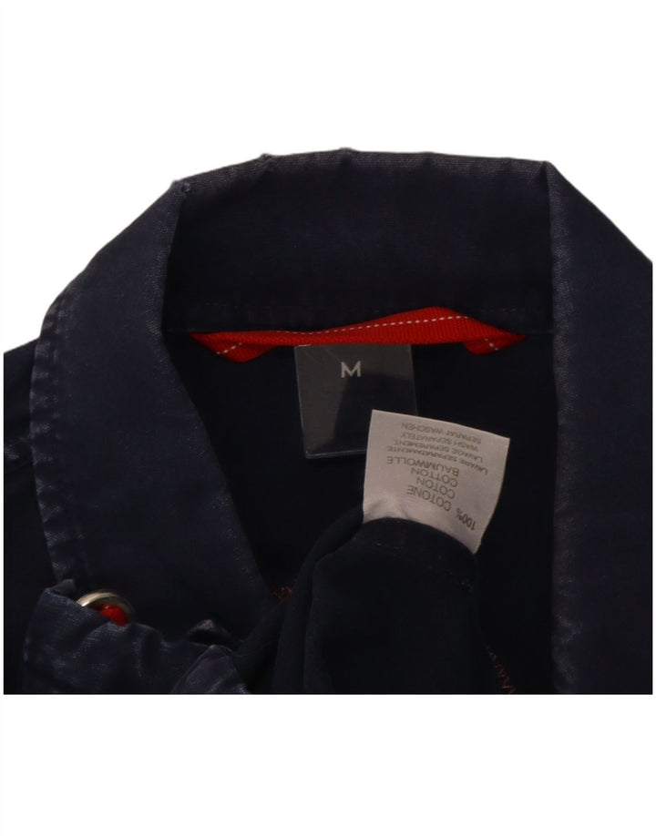Murphy & Nye Mens Bomber Jacket UK 38 Medium Navy Blue Cotton