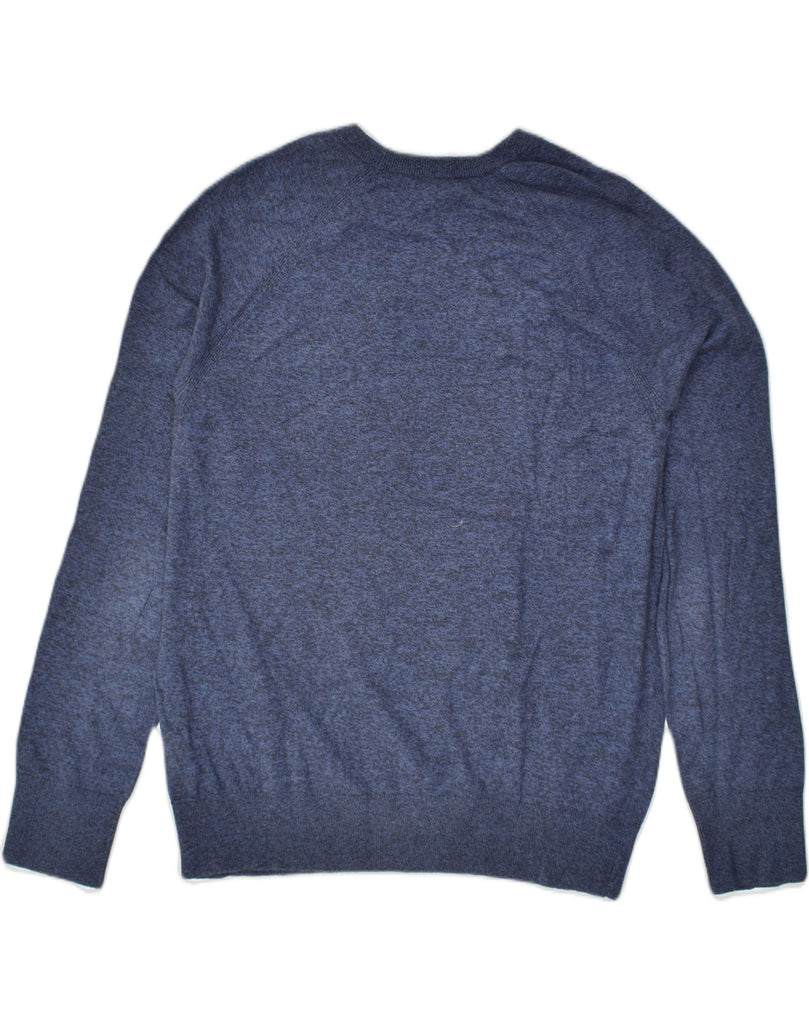 BANANA REPUBLIC Mens Crew Neck Jumper Sweater Large Blue Cotton | Vintage Banana Republic | Thrift | Second-Hand Banana Republic | Used Clothing | Messina Hembry 