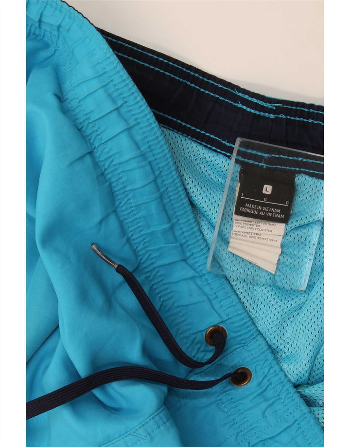 Nike Mens Graphic Swimming Shorts Large  Blue Polyester