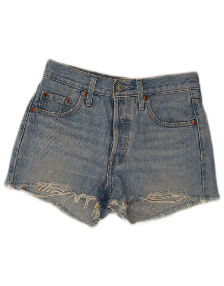 Levi's Womens 501 Denim Shorts W24 XS Blue