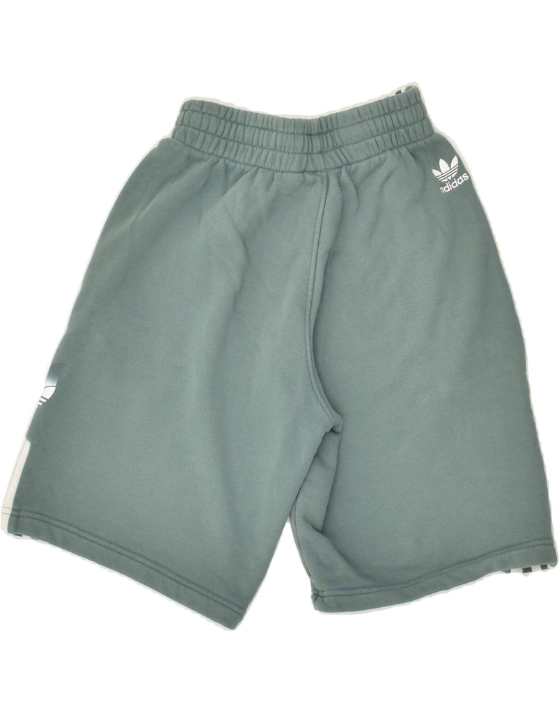 ADIDAS Mens Sport Shorts XS Green Cotton | Vintage Adidas | Thrift | Second-Hand Adidas | Used Clothing | Messina Hembry 