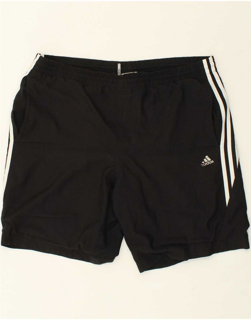 ADIDAS Mens Clima 365 Sport Shorts Large Black Polyester Vintage Adidas and Second-Hand Adidas from Messina Hembry 