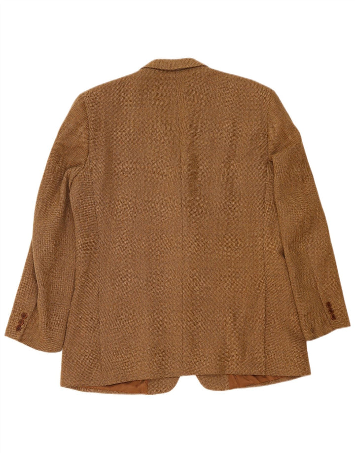 Burberry Mens 3 Button Blazer Jacket Size 54 Large Brown