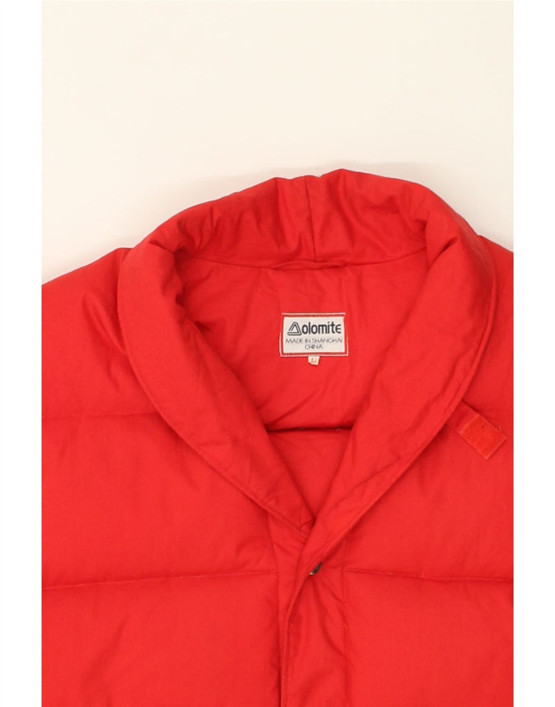 DOLOMITE Mens Padded Gilet UK 40 Large Red | Vintage Dolomite | Thrift | Second-Hand Dolomite | Used Clothing | Messina Hembry 