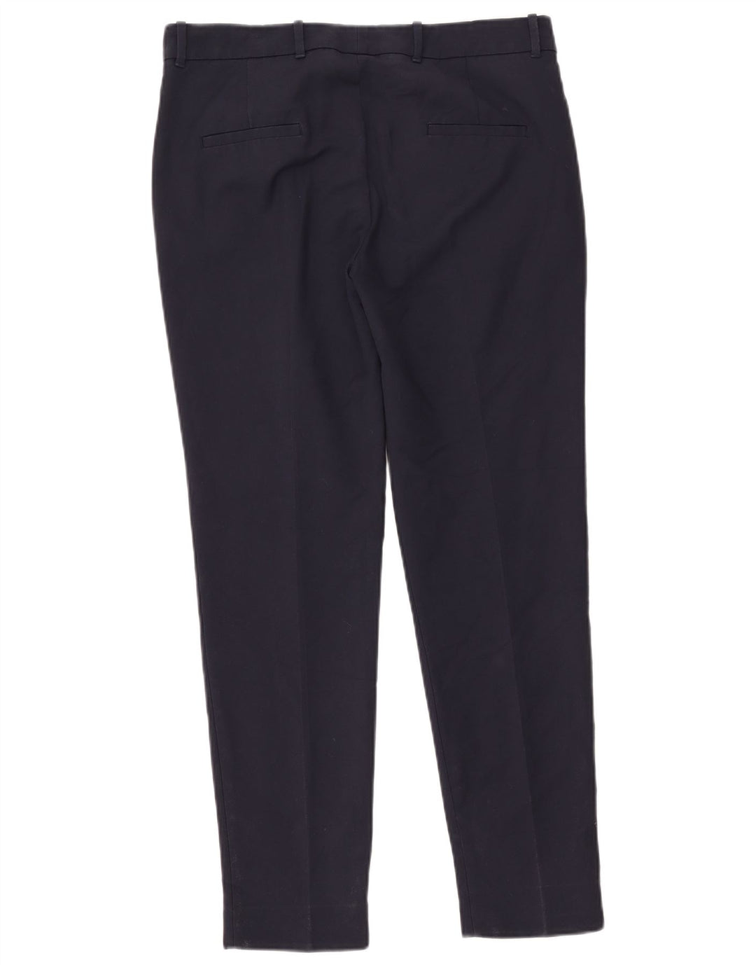 Zara Womens Slim Suit Trousers Large W33 L30 Navy Blue