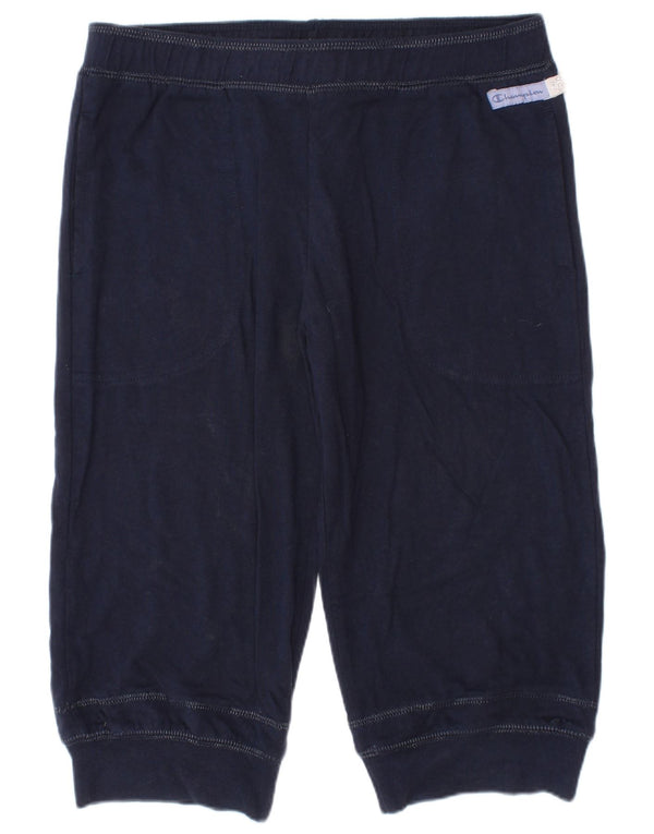 Champion Girls Tracksuit Trousers Joggers 9-10 Years Medium Navy Blue