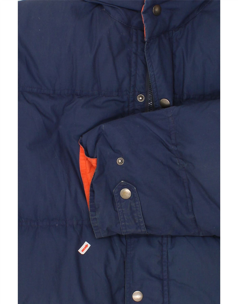 LOTTO Mens Reversible Padded Jacket UK 40 Large Navy Blue Vintage Lotto and Second-Hand Lotto from Messina Hembry 