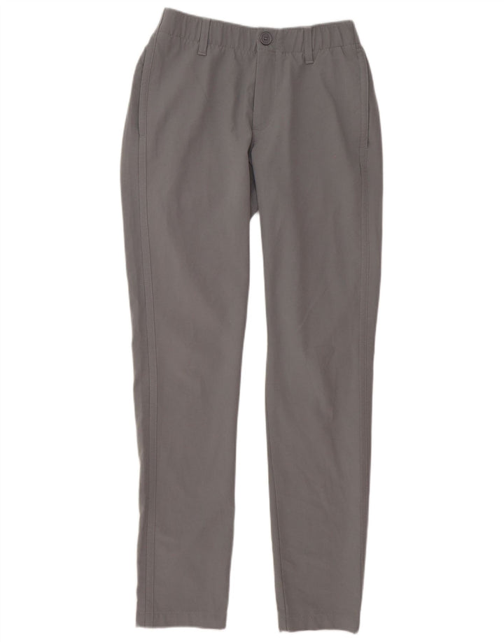 Under Armour Mens Slim Chino Trousers W30 L32 Grey Polyester