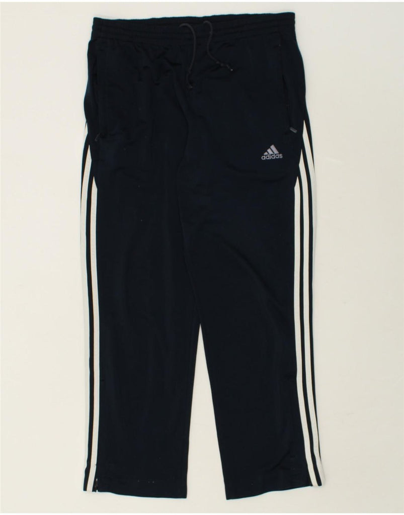 ADIDAS Mens Tracksuit Trousers Large Navy Blue Polyester | Vintage Adidas | Thrift | Second-Hand Adidas | Used Clothing | Messina Hembry 