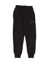 MC KENZY Boys Tracksuit Trousers Joggers 8-9 Years  Black Polyester