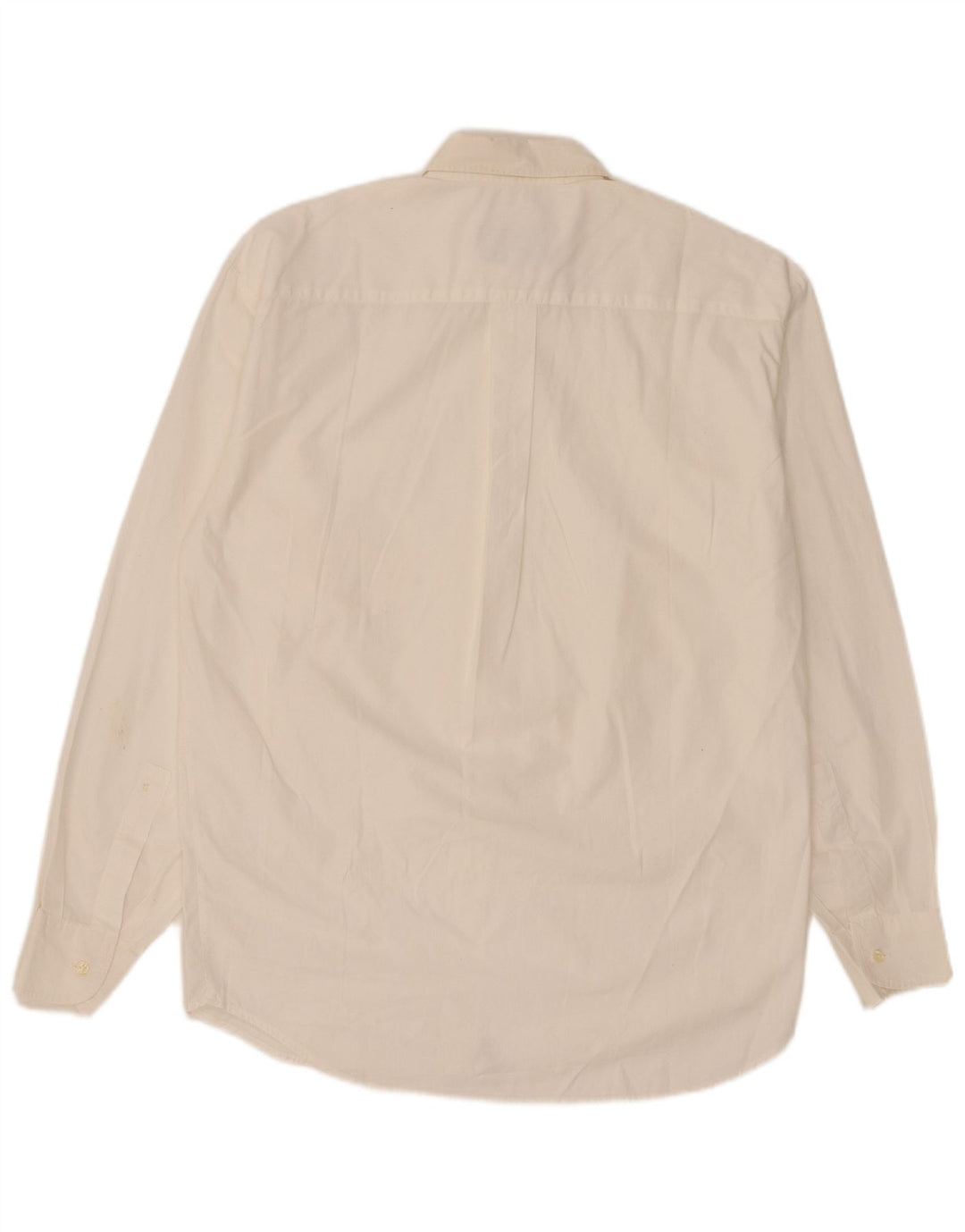 Vintage Mens Shirt Small White Cotton