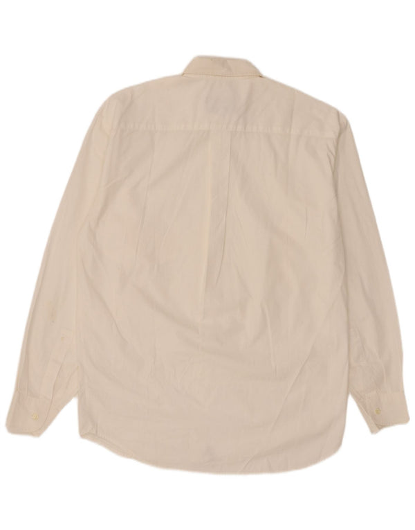 Vintage Mens Shirt Small White Cotton