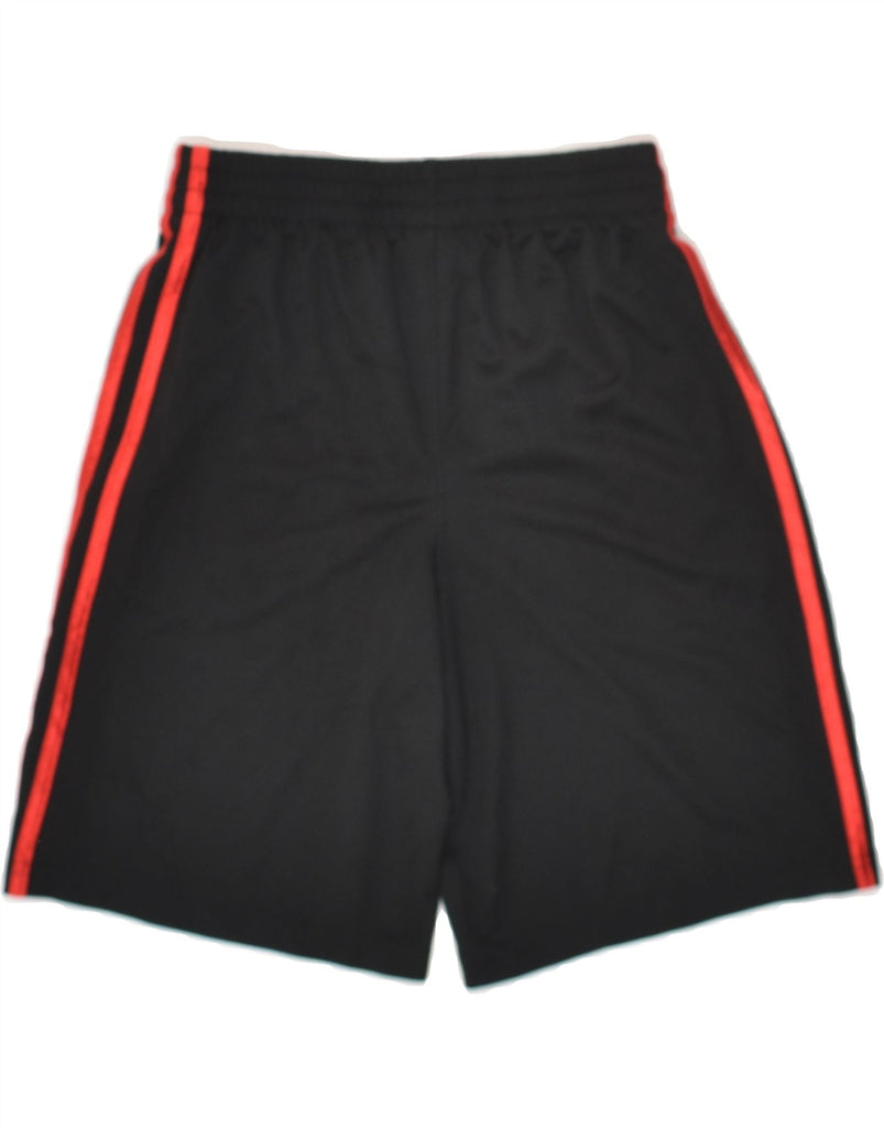 ADIDAS Boys Sport Shorts 10-11 Years Medium  Black Polyester | Vintage Adidas | Thrift | Second-Hand Adidas | Used Clothing | Messina Hembry 