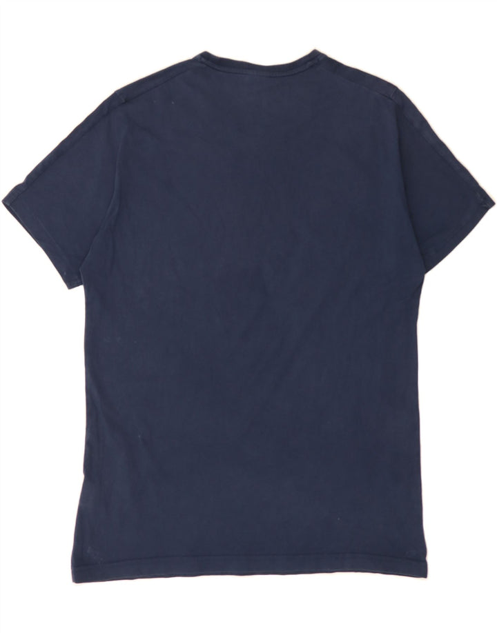 REEBOK Mens T-Shirt Top Large Navy Blue Cotton Vintage Reebok and Second-Hand Reebok from Messina Hembry 