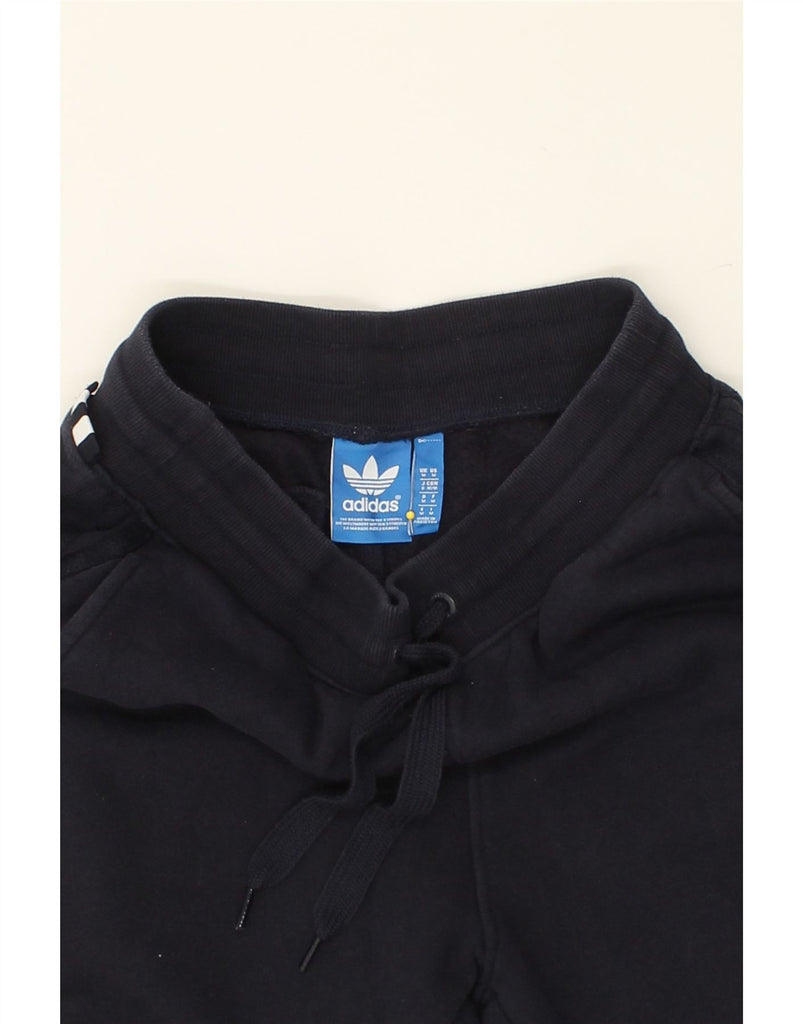 ADIDAS Mens Tracksuit Trousers Joggers Medium Navy Blue Cotton | Vintage Adidas | Thrift | Second-Hand Adidas | Used Clothing | Messina Hembry 