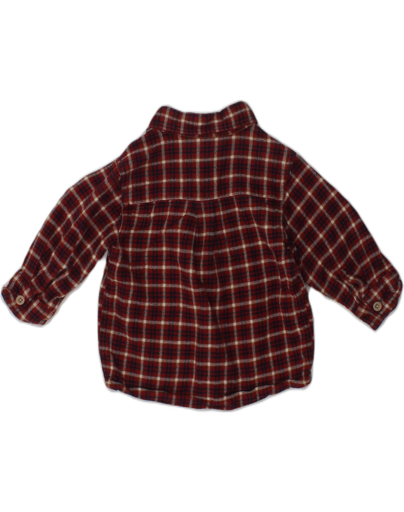 OSH KOSH Baby Boys Flannel Shirt 9-12 Months Red Check Cotton | Vintage Osh Kosh | Thrift | Second-Hand Osh Kosh | Used Clothing | Messina Hembry 