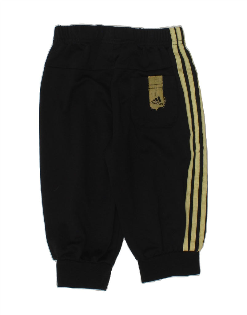 ADIDAS Girls Tracksuit Trousers Joggers 3-4 Years Black Polyester | Vintage Adidas | Thrift | Second-Hand Adidas | Used Clothing | Messina Hembry 